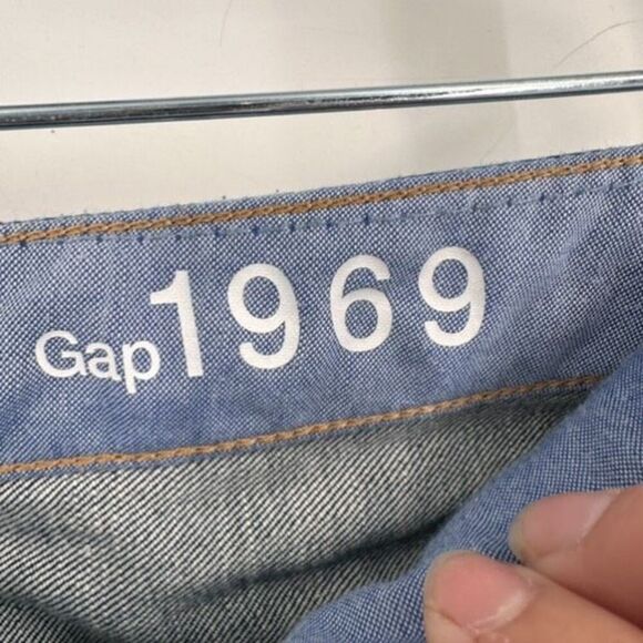 GAP Long and Lean‎ Style Size 4 Jeans medium wash whiskering Bootcut size 27 - Picture 4 of 11